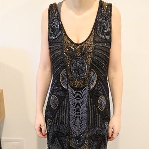 20s Beaded Flapper Dress